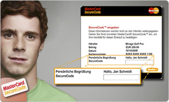 Mastercard SecureCode Funktion